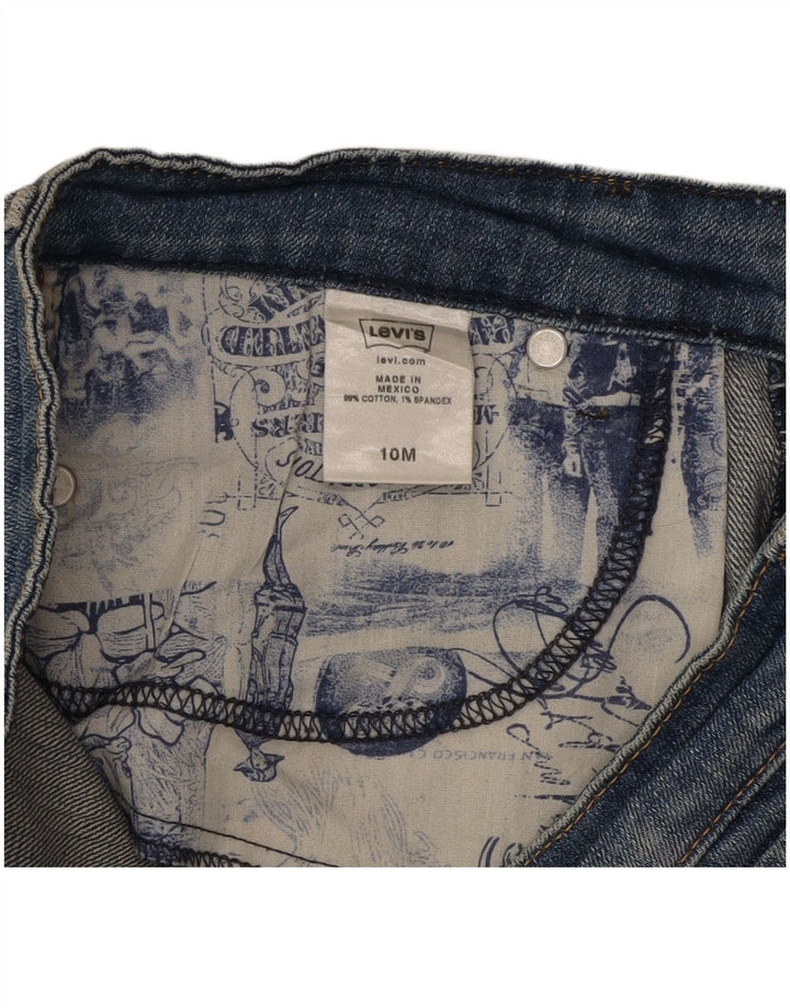 Levi's Jean droit femme US 10 Large W32 L30 Bleu Coton