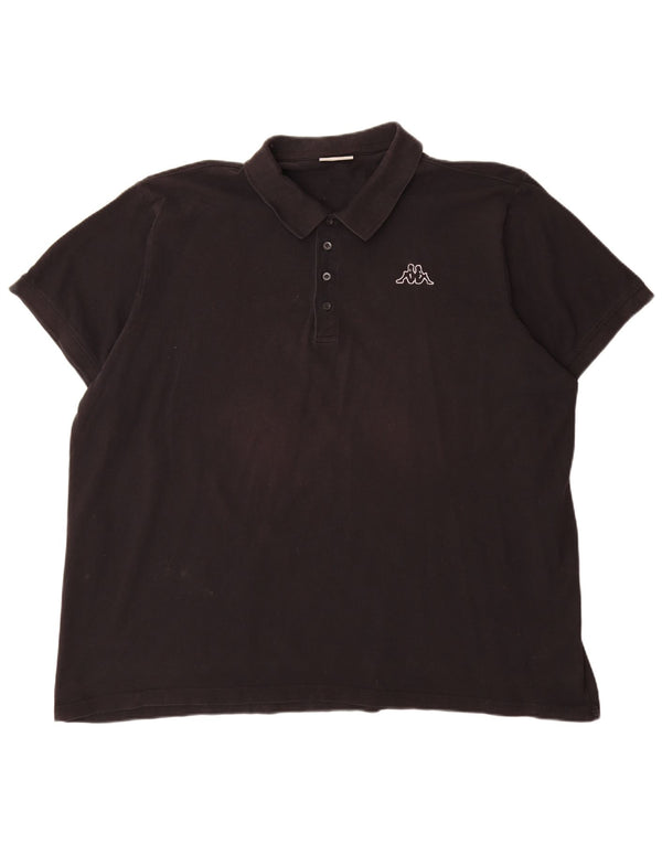 Kappa Polo Homme 4XL Noir Coton