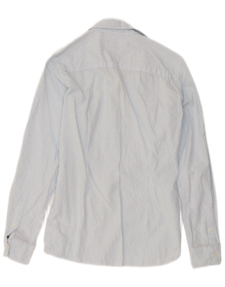 Tommy Hilfiger Chemise coupe régulière pour femme US 4 Petites rayures bleues