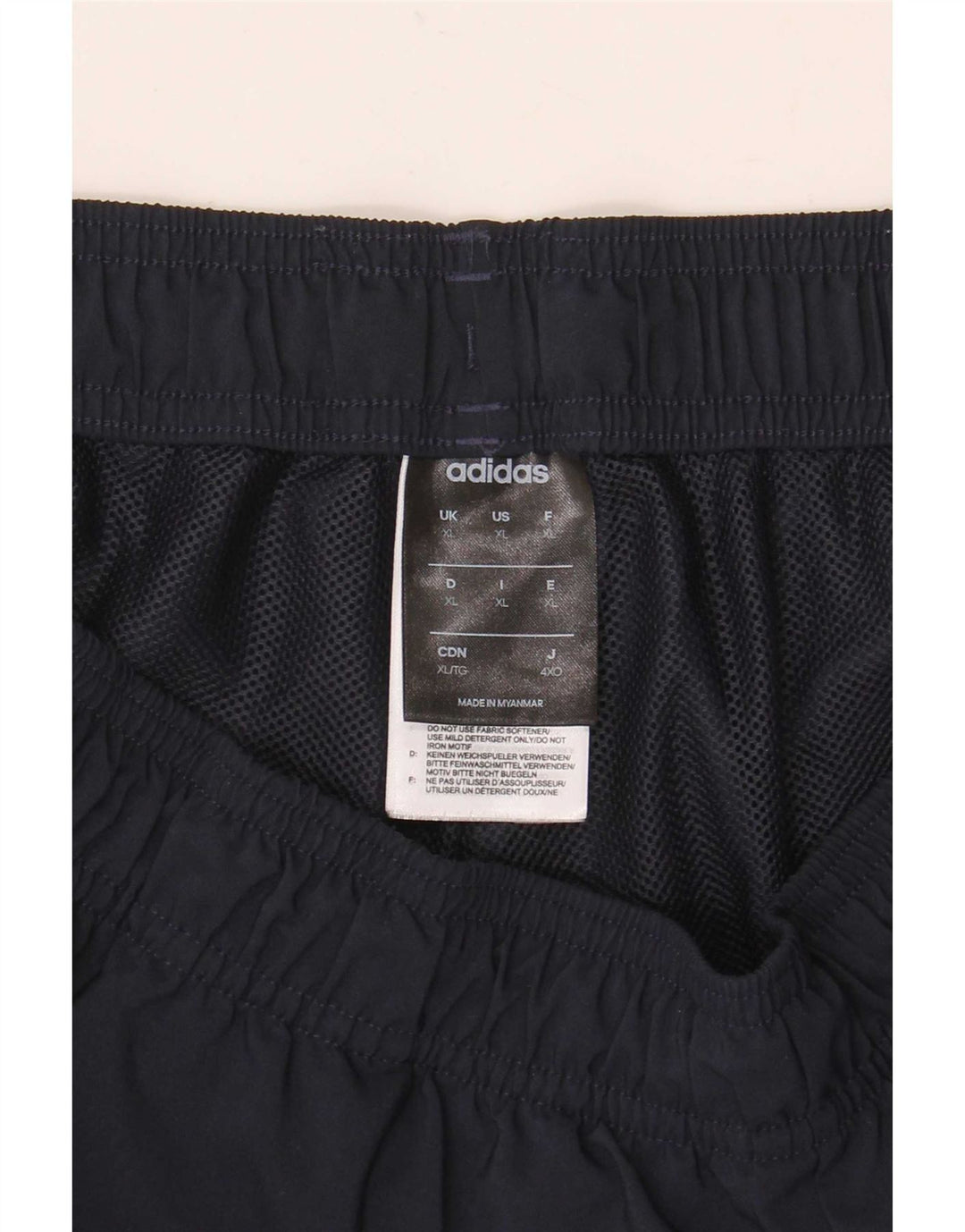 Adidas Short de sport pour homme XL Bleu marine Polyester