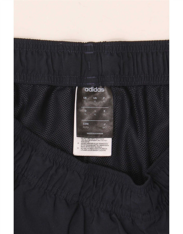 Adidas Short de sport pour homme XL Bleu marine Polyester