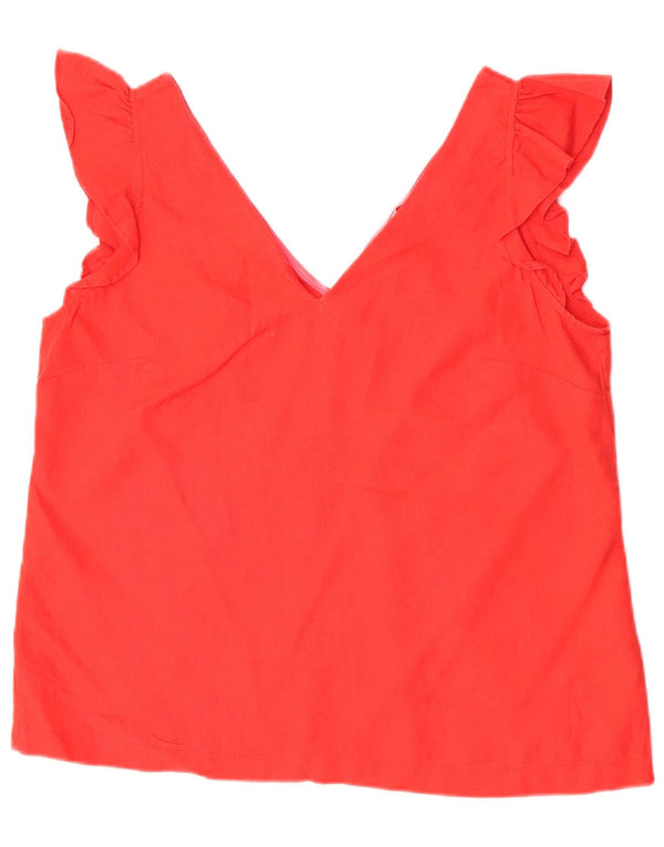Haut chemisier sans manches Boden pour femme UK 46 Grand Lin Rouge