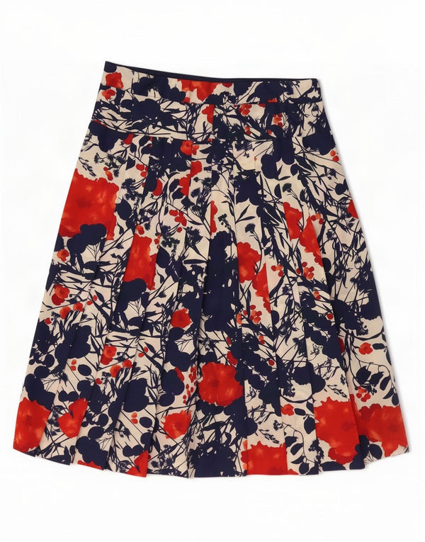 jupe plissée femme vintage Medium W30 Floral multicolore