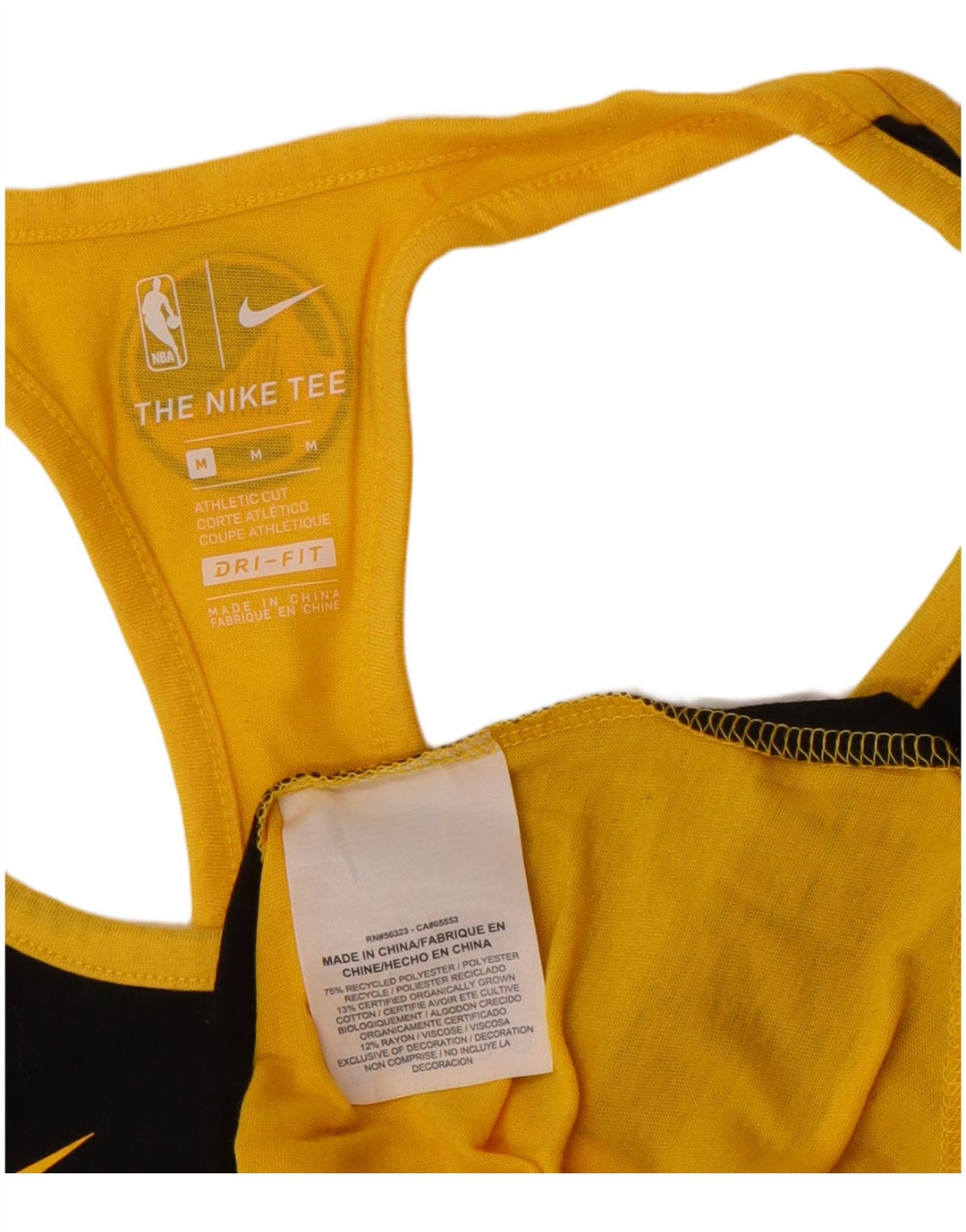 NIKE Débardeur graphique Golden State Warriors pour femme UK 12 Noir moyen