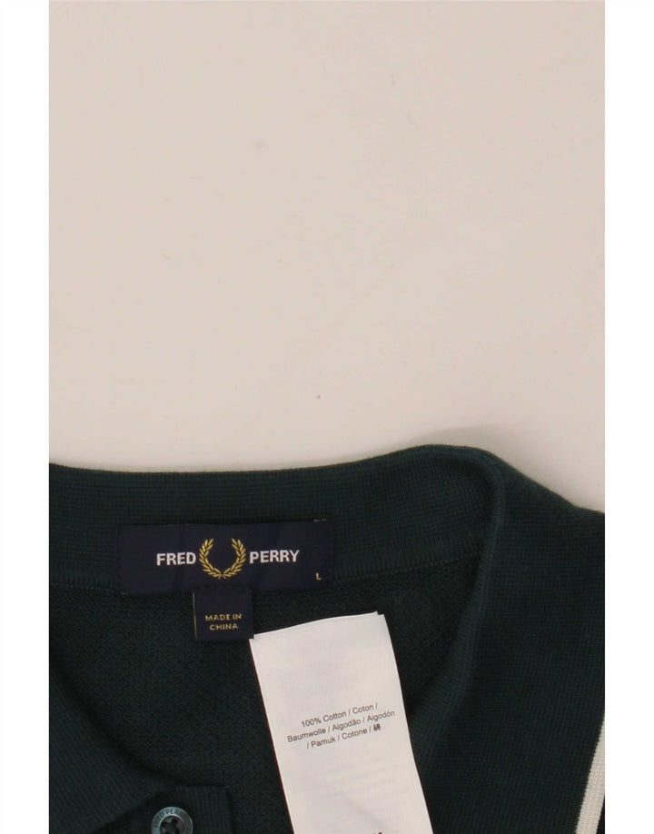 Fred Perry Polo Homme Grand Vert Coton