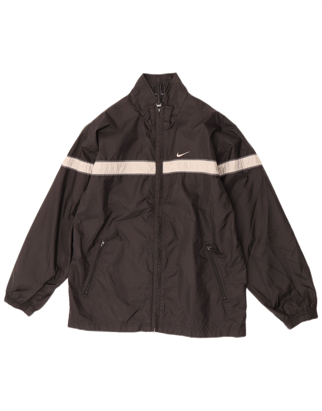 Nike Veste de Pluie Garçon 14-15 Ans Large Noir Colorblock Polyester
