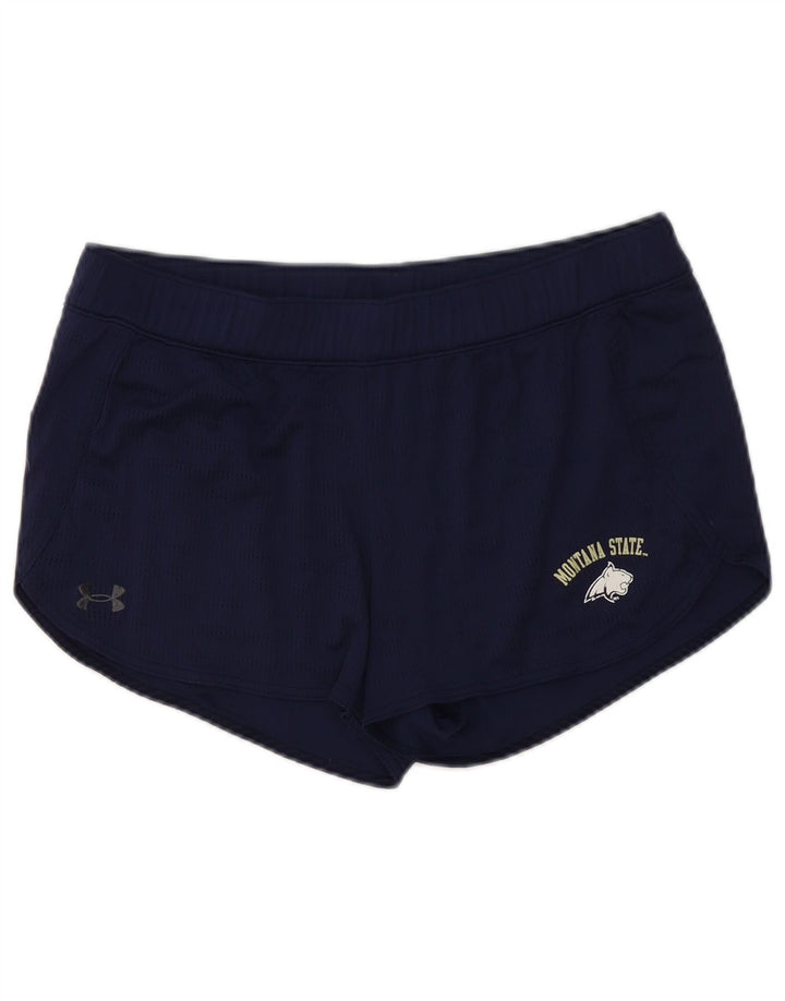 Under Armour Short de sport Montana pour femme UK 16 Large Bleu marine Polyester