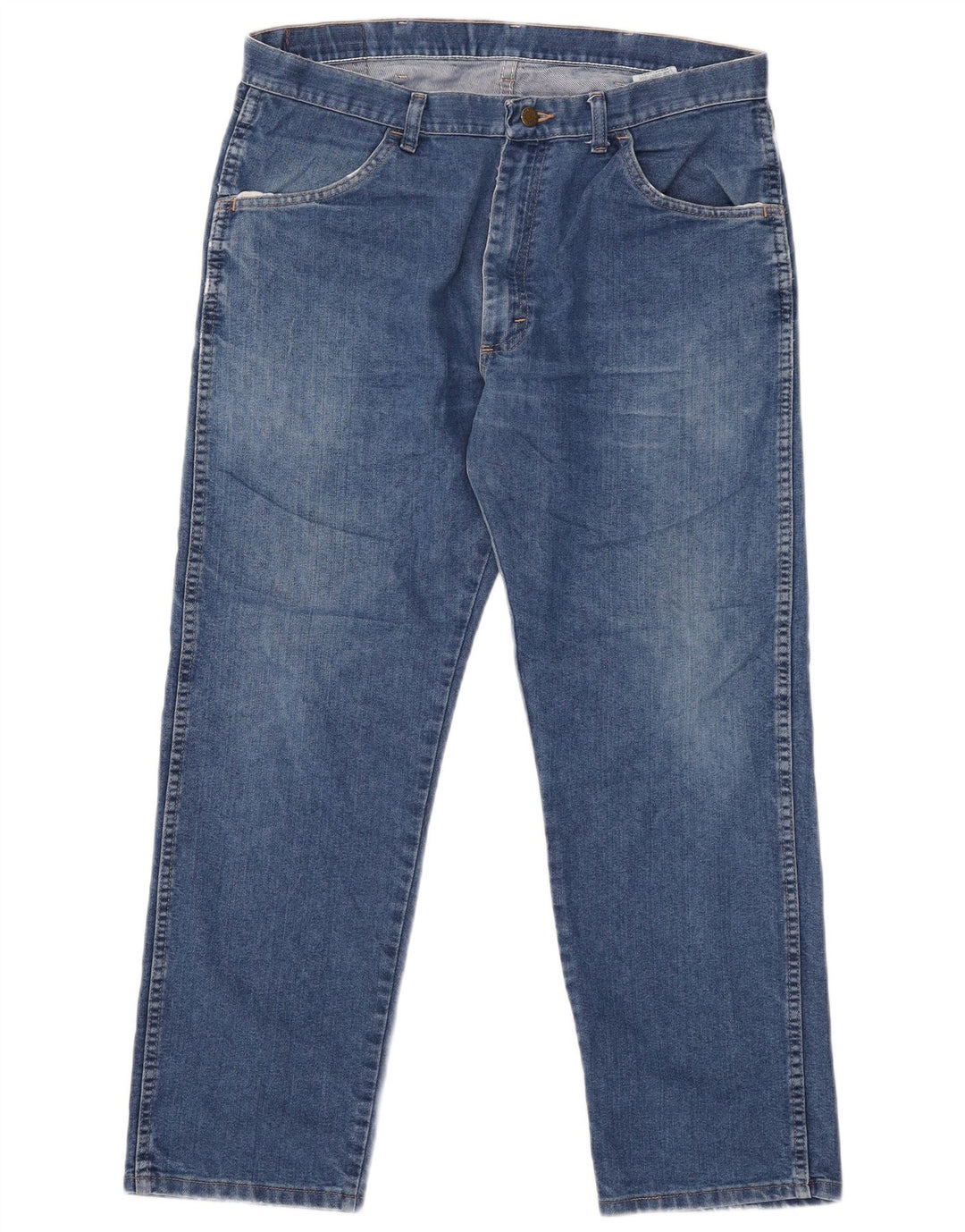 Wrangler Jean droit coupe classique pour homme W36 L29 Bleu