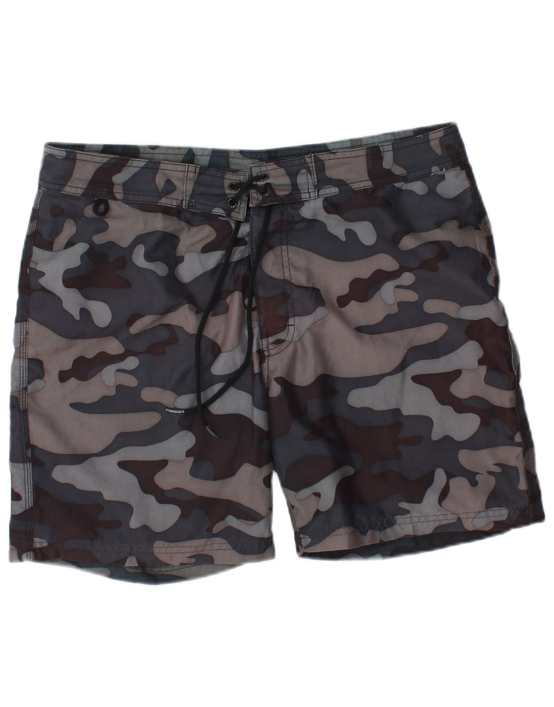 Sundek Short de bain homme gris moyen camouflage polyester