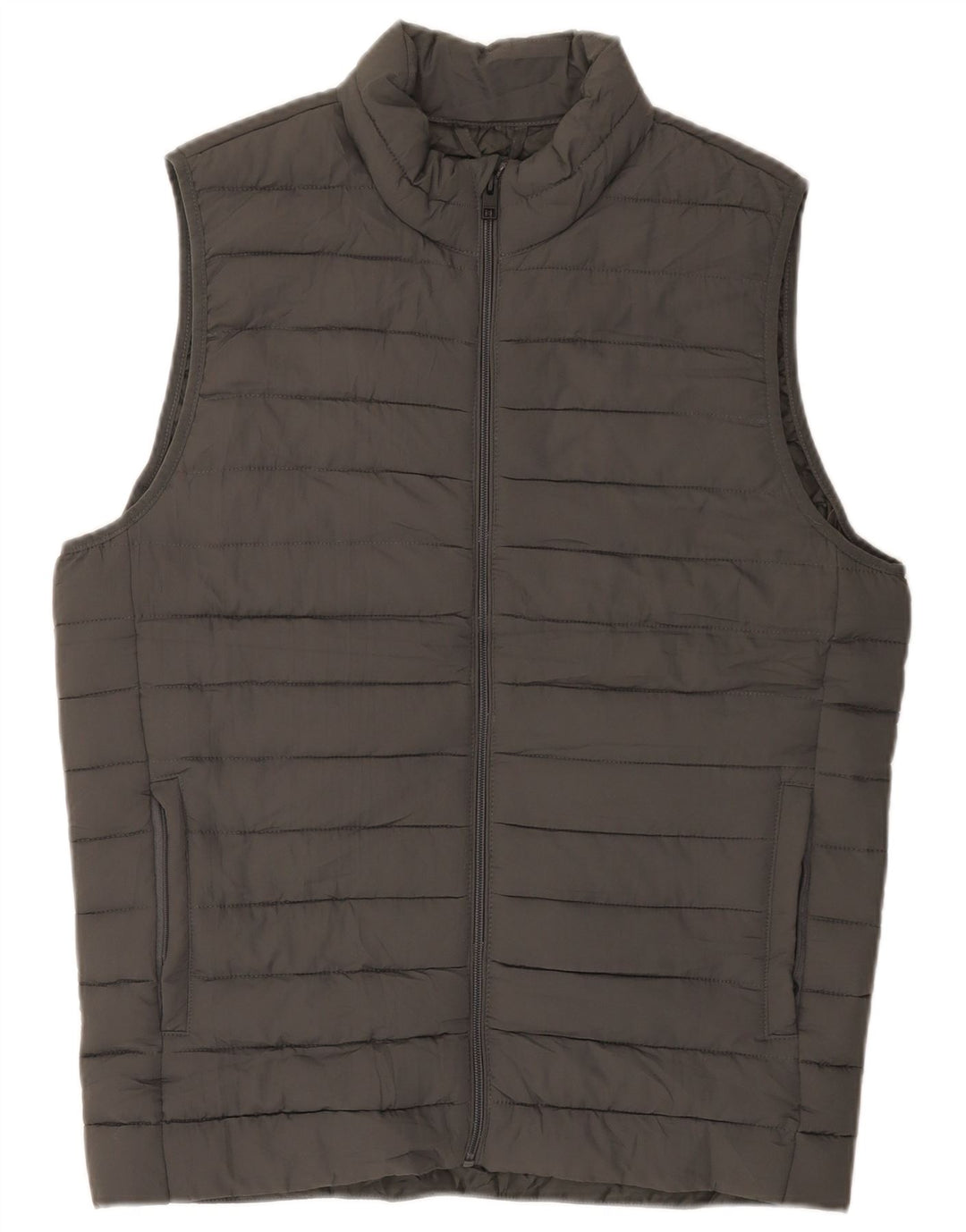 Jack & Jones Gilet rembourré homme UK 36 petit gris polyester