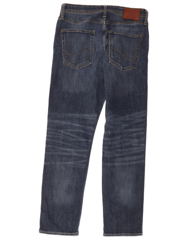 Jack & Jones Jean Droit W30 L32 Homme Bleu Coton