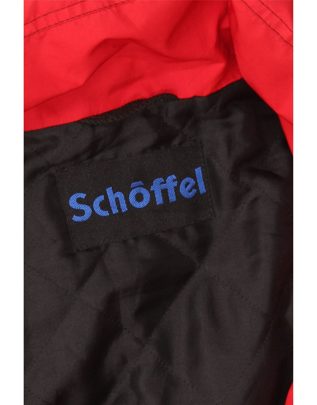 SCHOFFEL Veste de ski à capuche pour homme UK 42 XL Rouge Colourblock