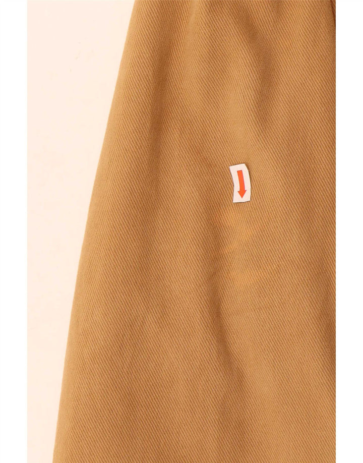 Zara Veste Blazer 2 Boutons Homme EU 48 Coton Marron Moyen