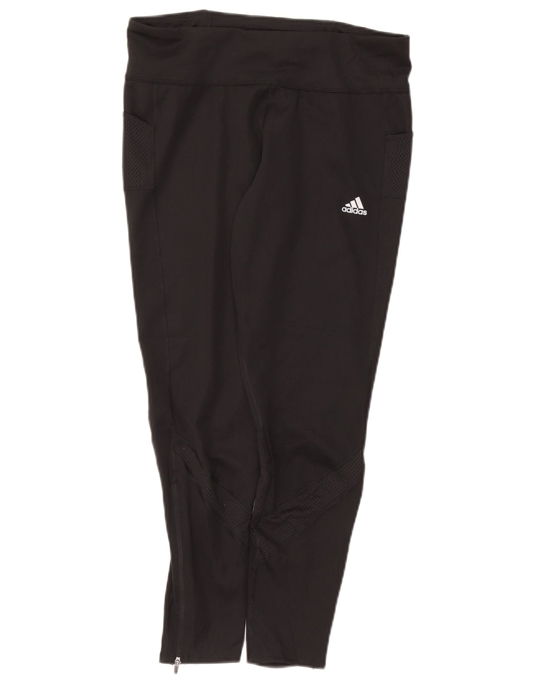 ADIDAS Leggings Aeroready pour femmes UK 16/18 Large Noir Polyester