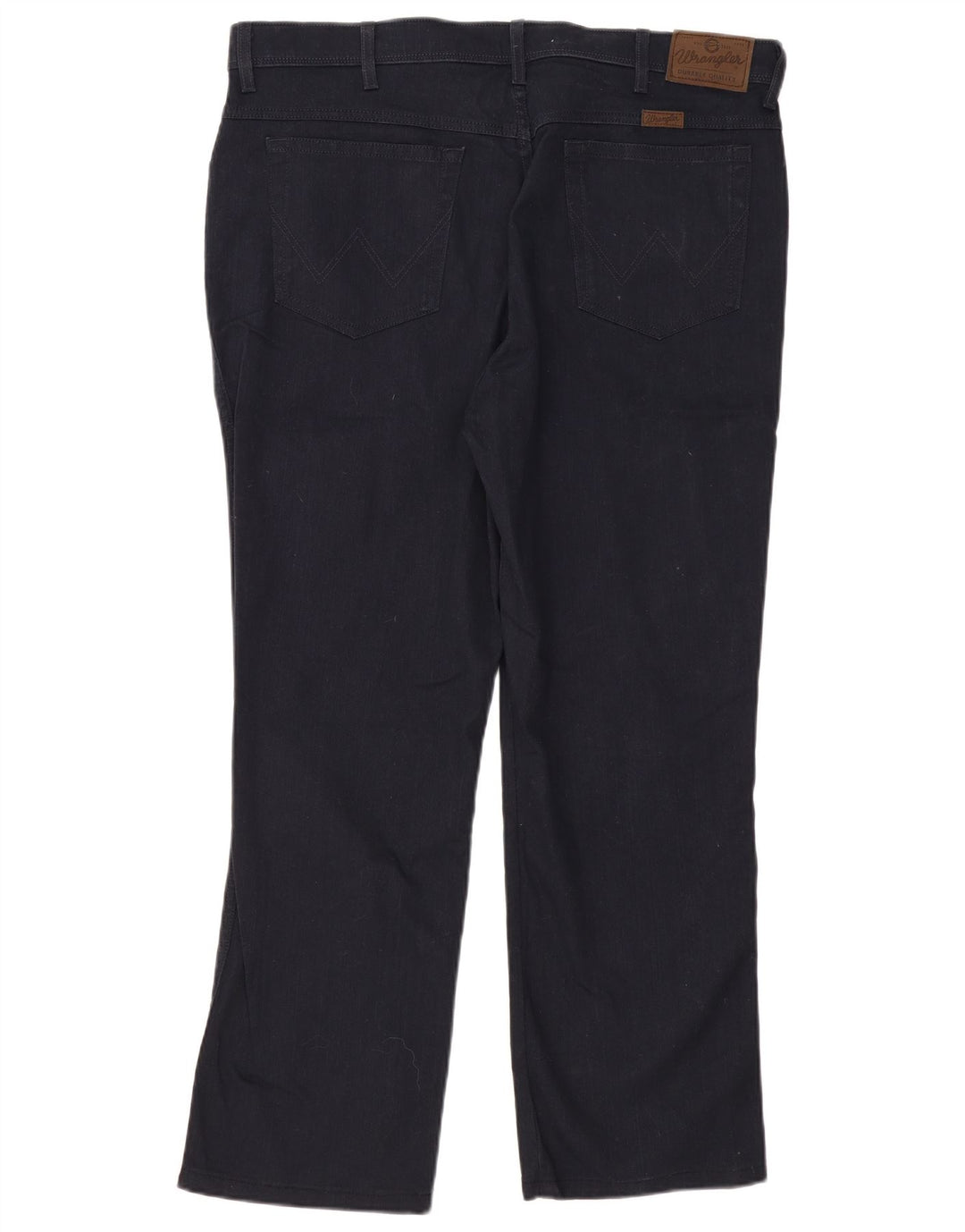 WRANGLER Pantalon décontracté droit coupe droite pour homme W40 L29 Bleu marine