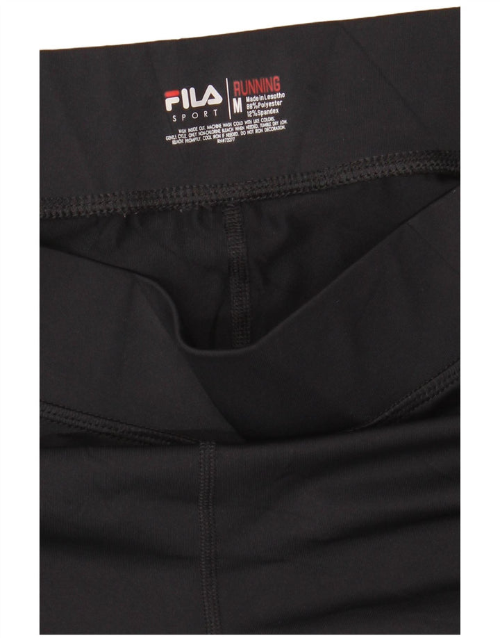 Fila Leggings Femme UK 44 Polyester Noir Moyen