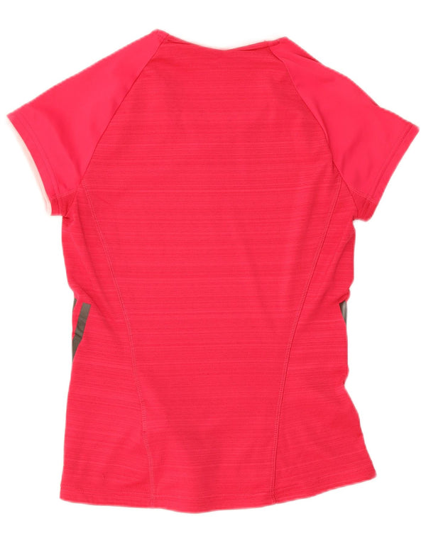 Adidas Climacool T-Shirt Top UK 4/6 XS Rose Polyester