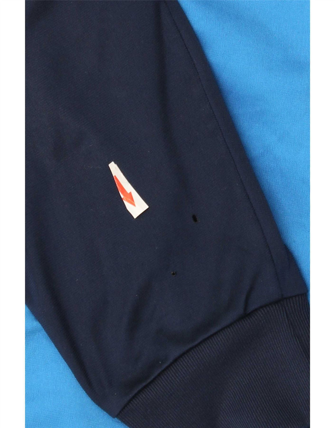 Adidas Veste de survêtement pour homme UK 42/44 Large Bleu Colorblock Polyester