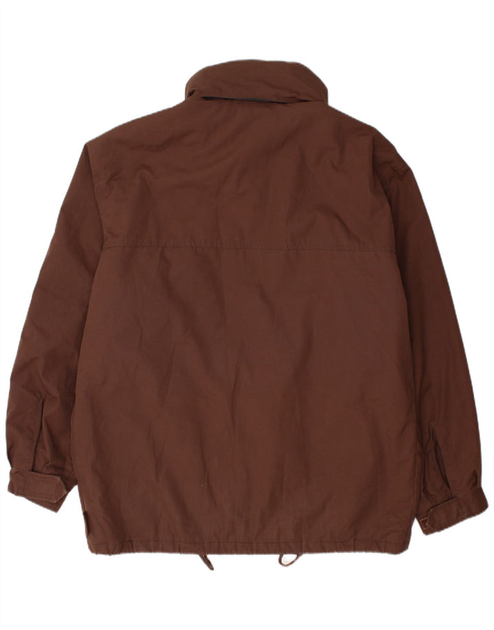 FILA Veste utilitaire à capuche Magic Line pour homme IT 50 Large Marron Polyester