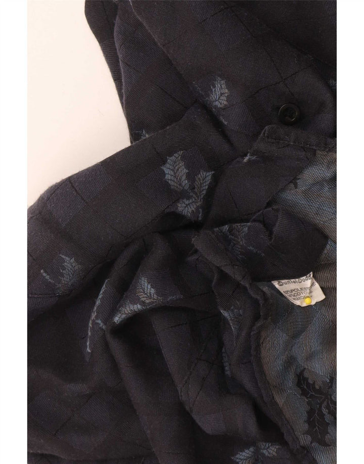 Daniel Dodd Chemise Homme XL Bleu Marine Carreaux Polyester