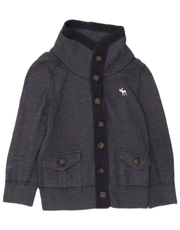Abercrombie & Fitch Veste de survêtement pour femme UK 14 Large Bleu marine