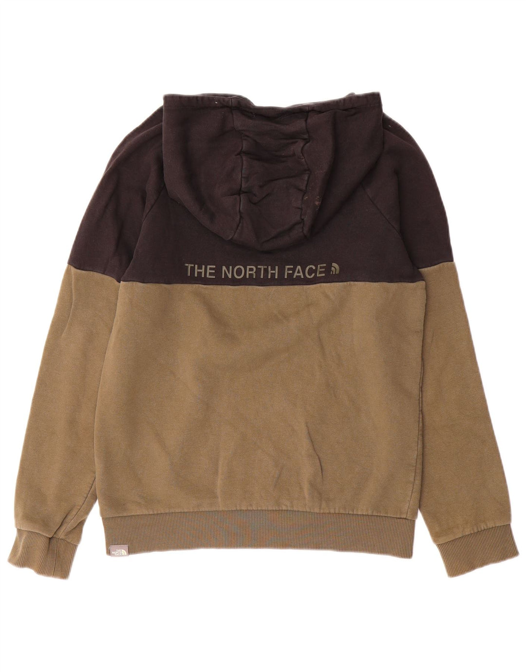 THE NORTH FACE Pull à capuche graphique pour garçon 14-15 ans XL Kaki Colourblock