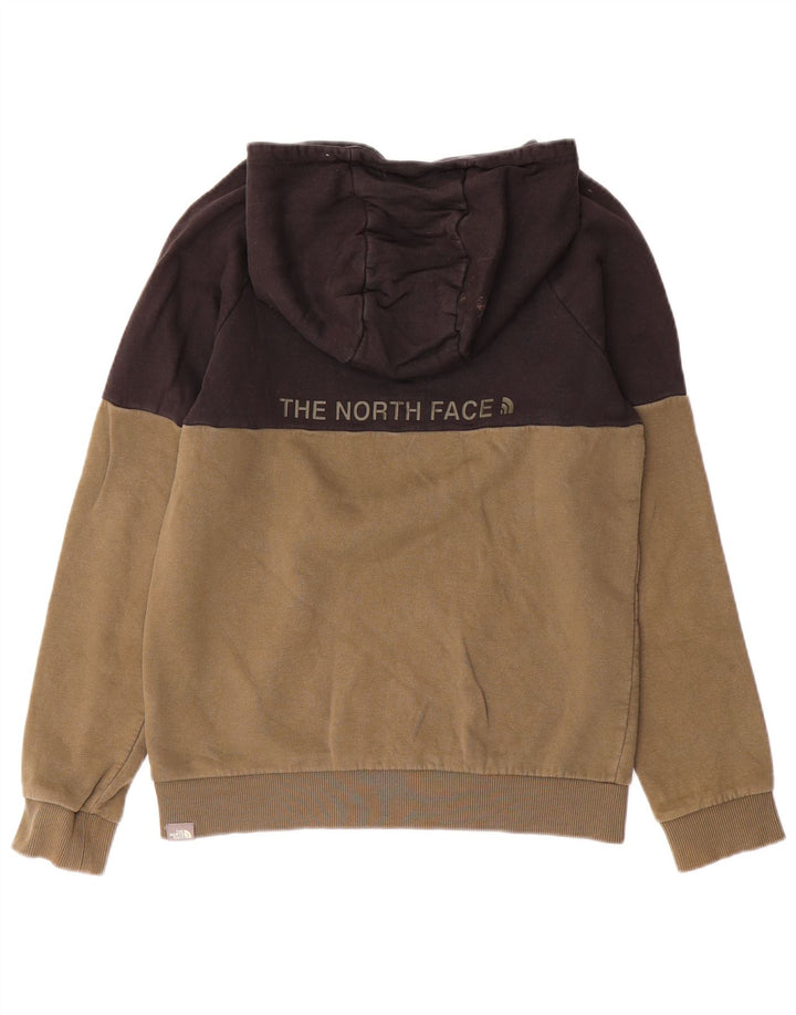 THE NORTH FACE Pull à capuche graphique pour garçon 14-15 ans XL Kaki Colourblock