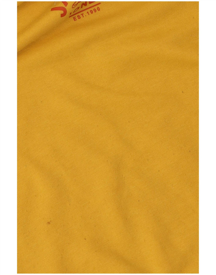 JACK & JONES Pull à capuche homme petit jaune polyester