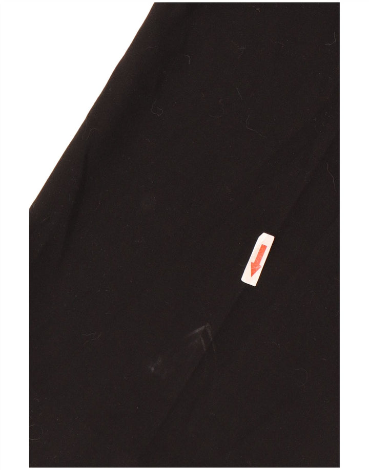 Zara Pantalon décontracté droit pour femme Medium W28 L32 Noir