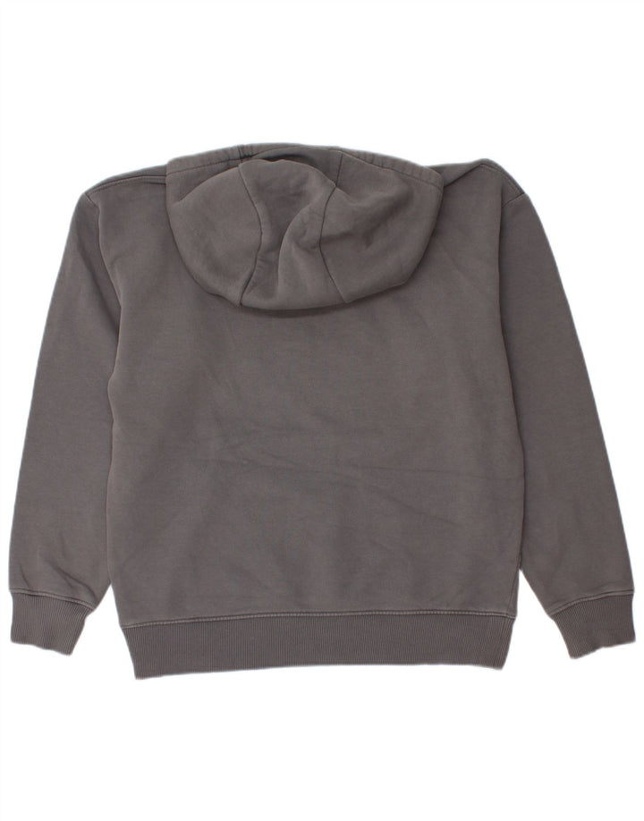ZARA Pull à capuche pour homme Small Gris Coton