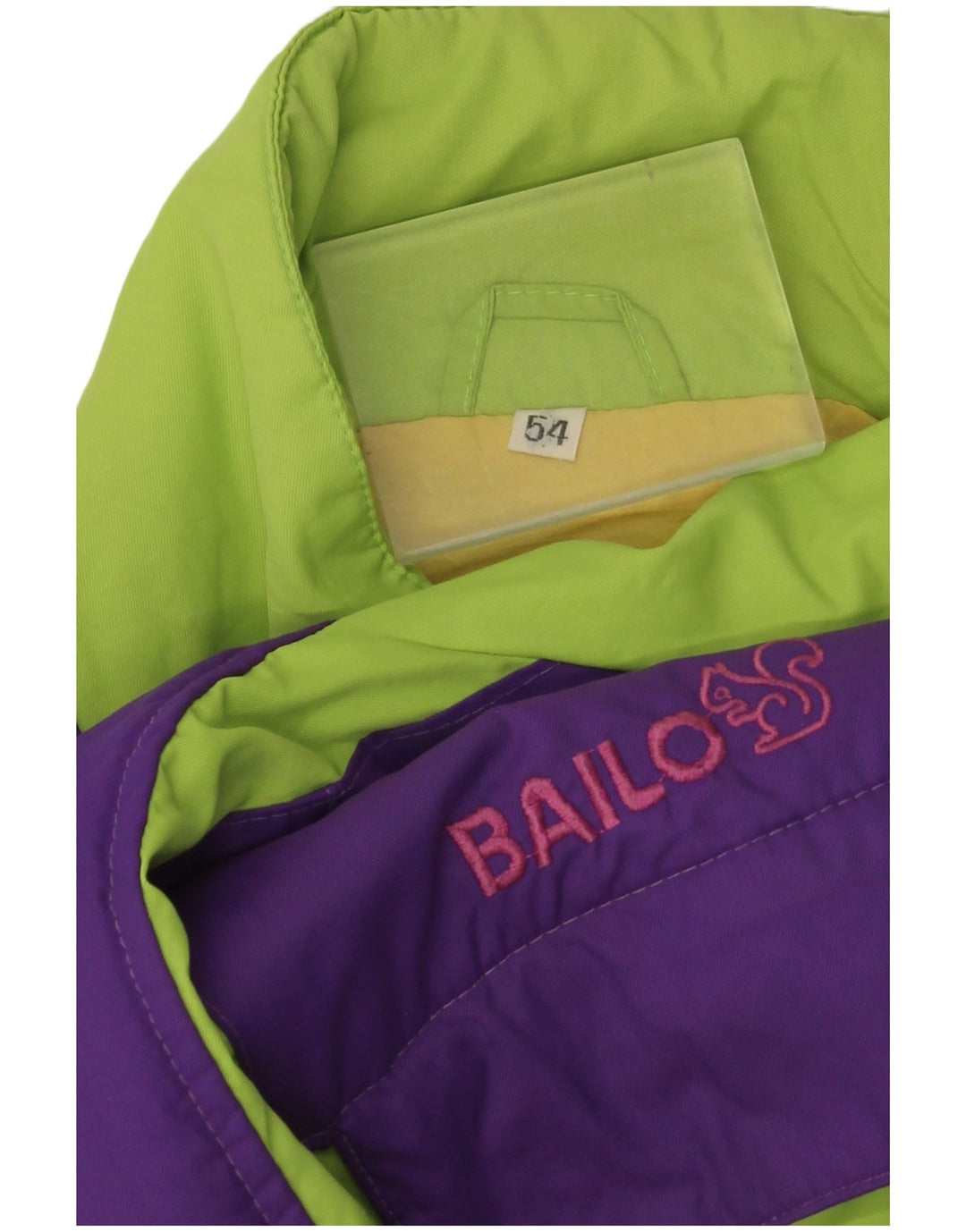 Bailo Veste de ski pour homme IT 54 2XL Vert Colourblock
