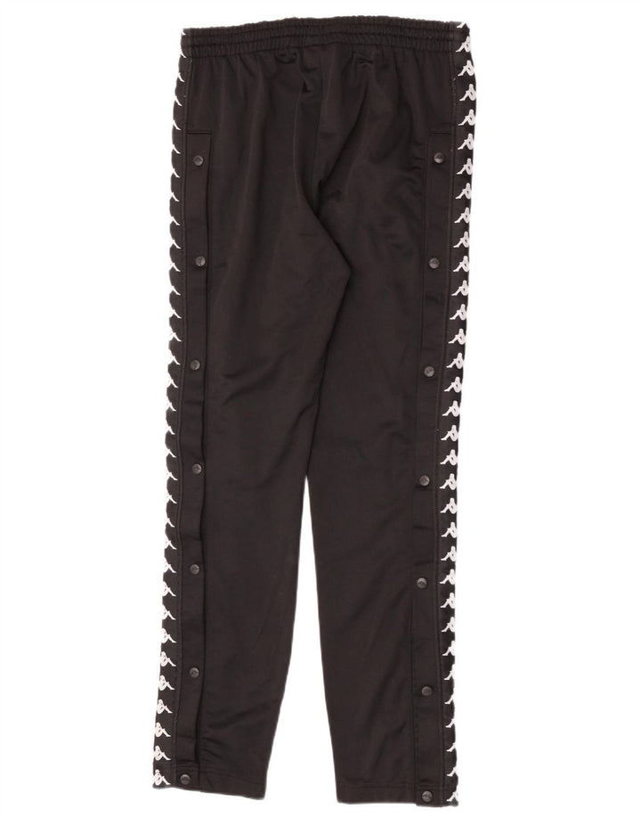 Kappa Pantalon de Survêtement Graphique Homme Noir Moyen Polyester