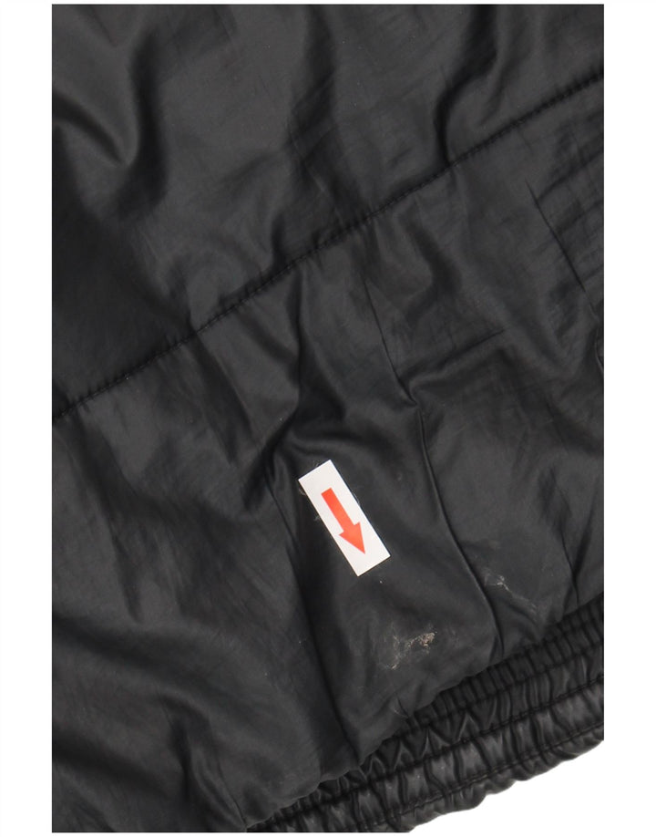 Nike Veste matelassée à capuche Therma-Fit Graphic pour femme UK 14 Noir moyen