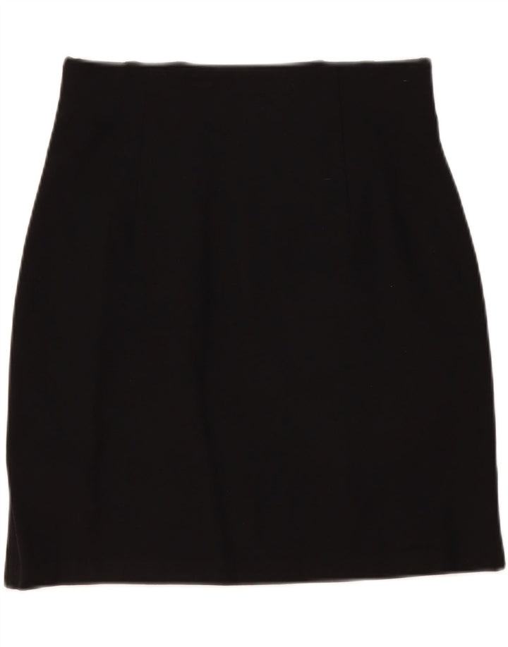 Marks & Spencer Mini-jupe femme UK 12 Medium W30 Viscose noire