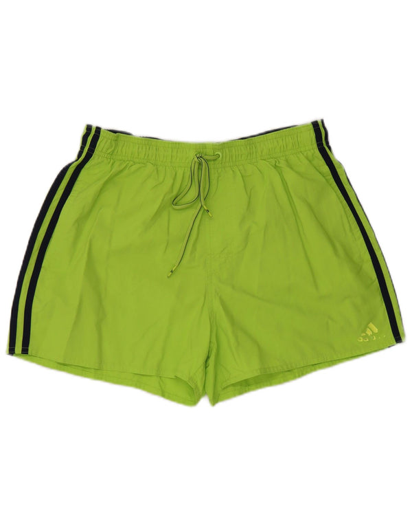 ADIDAS Short de Sport Homme Vert Moyen Nylon