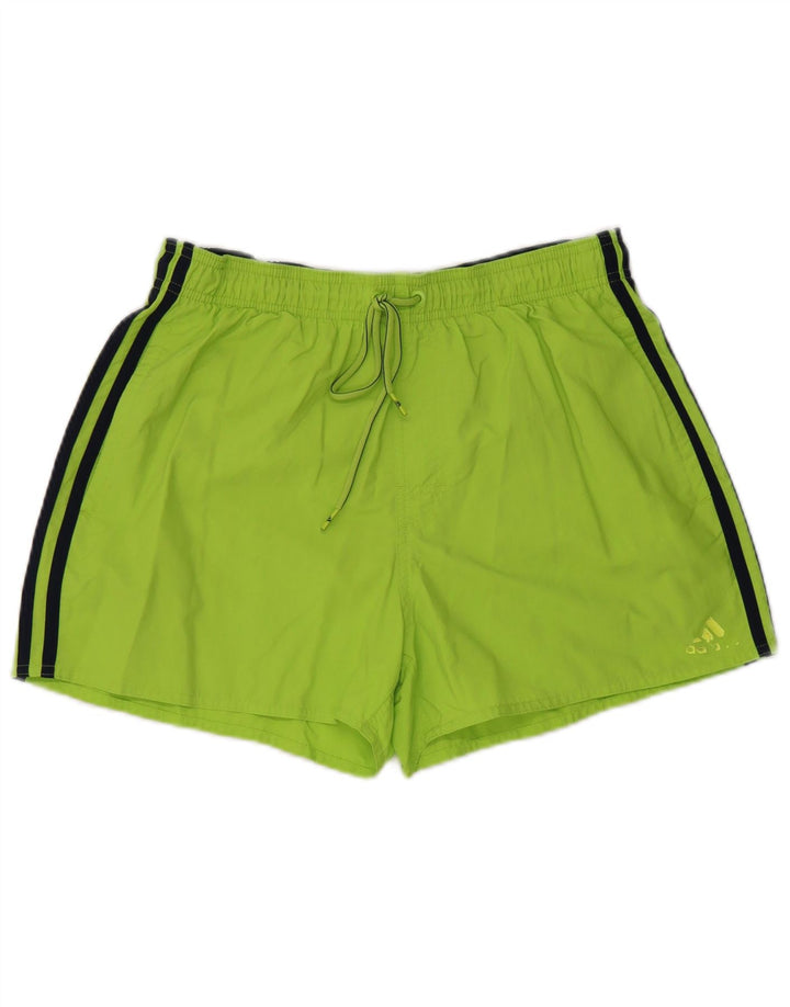 ADIDAS Short de Sport Homme Vert Moyen Nylon