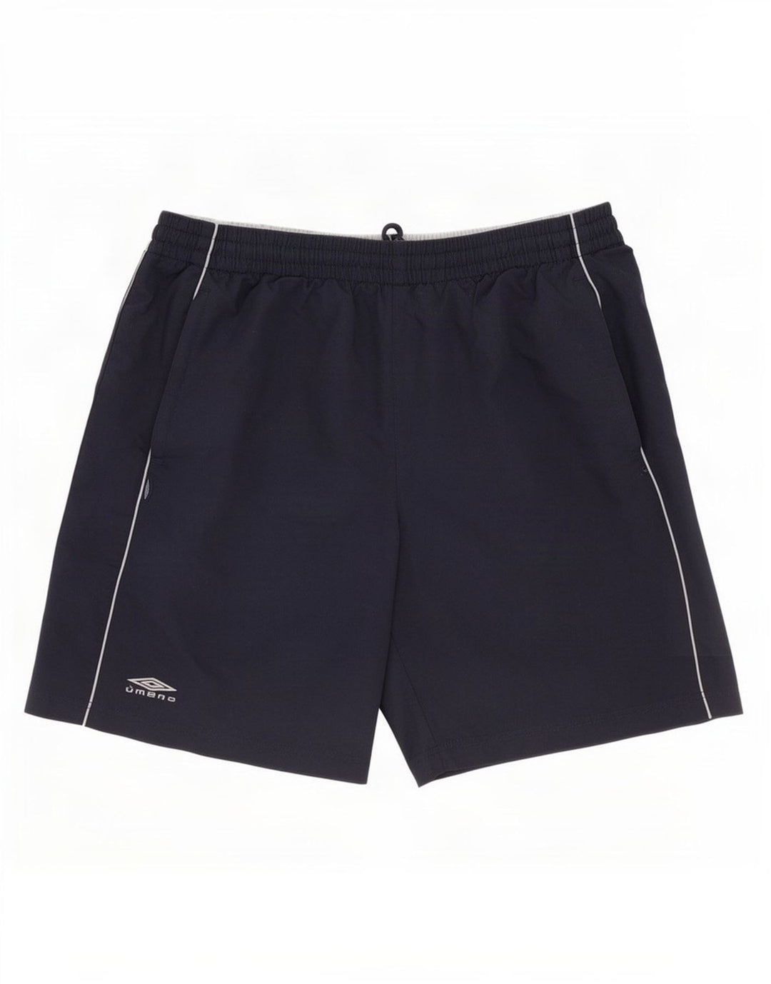 Umbro Short de Sport Graphique Homme Large Bleu Marine Polyester