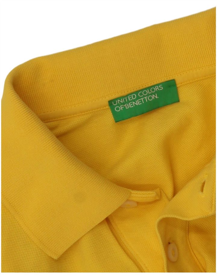 Benetton Polo Homme Petit Jaune