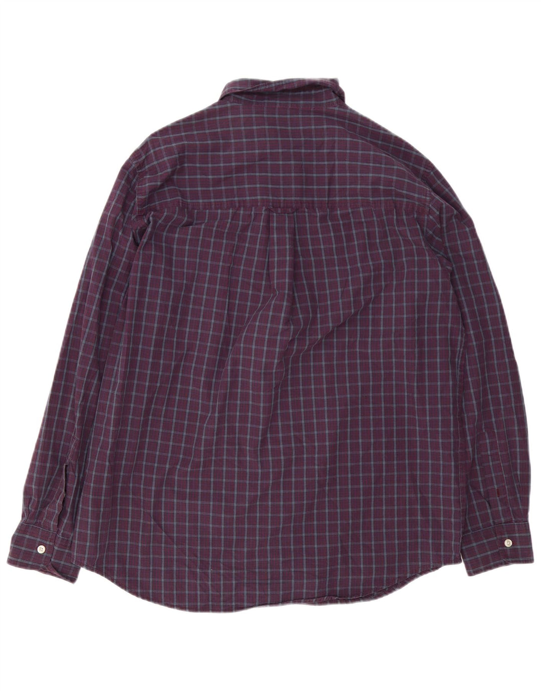 Chaps Chemise facile d'entretien pour homme en coton à carreaux bordeaux