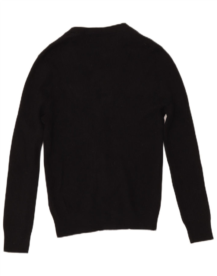 Marks & Spencer Pull Cardigan Femme UK 12 Medium Noir Viscose
