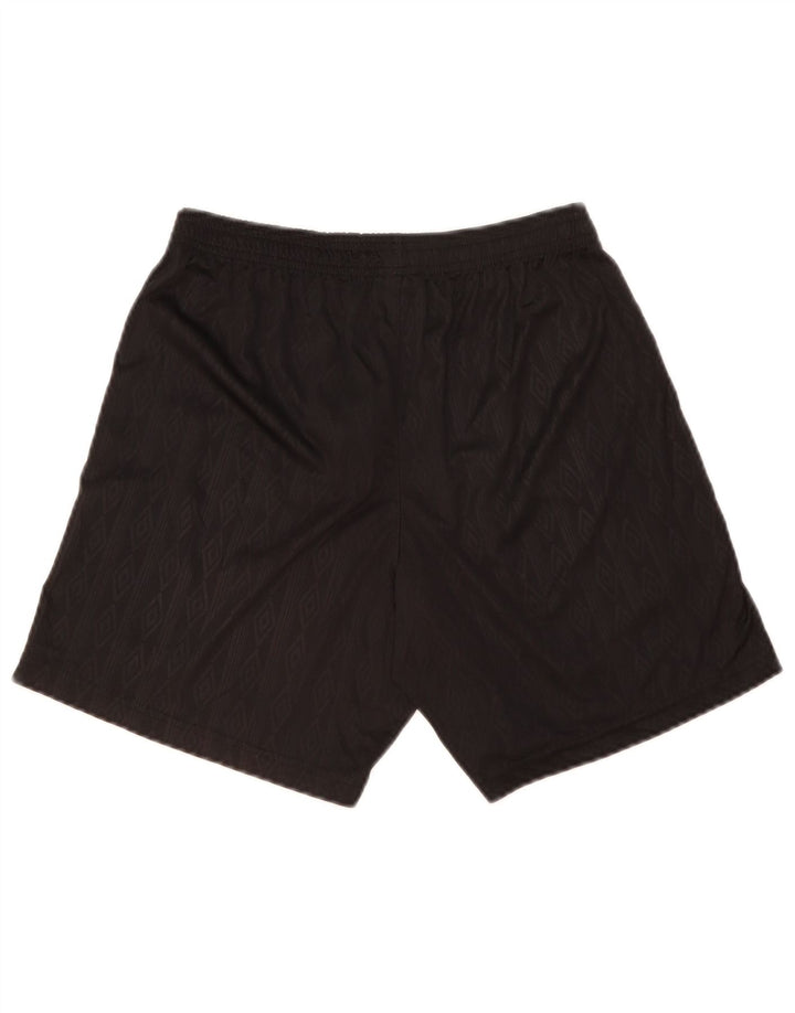 Umbro Short de Sport Homme Petit Noir Argyle/Diamant Polyester