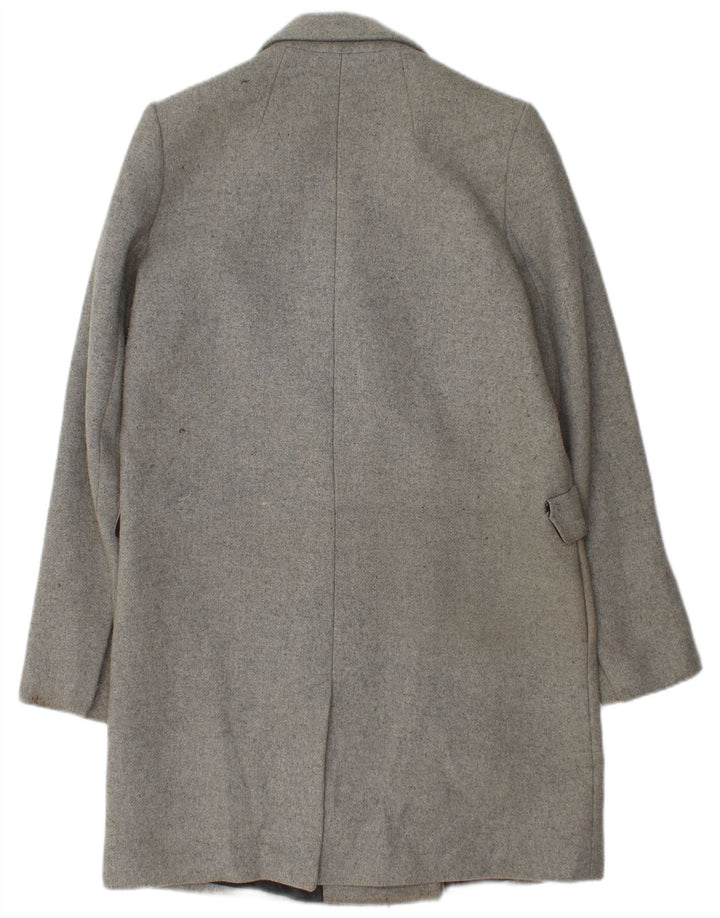 Zara Manteau croisé pour femme UK 14 Polyester gris moyen