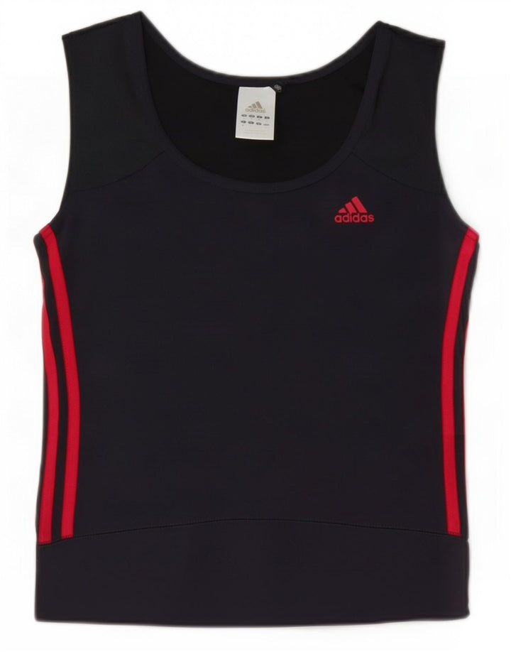 Adidas Clima 365 Crop Débardeur pour femme UK 10 Petit Gris Polyamide