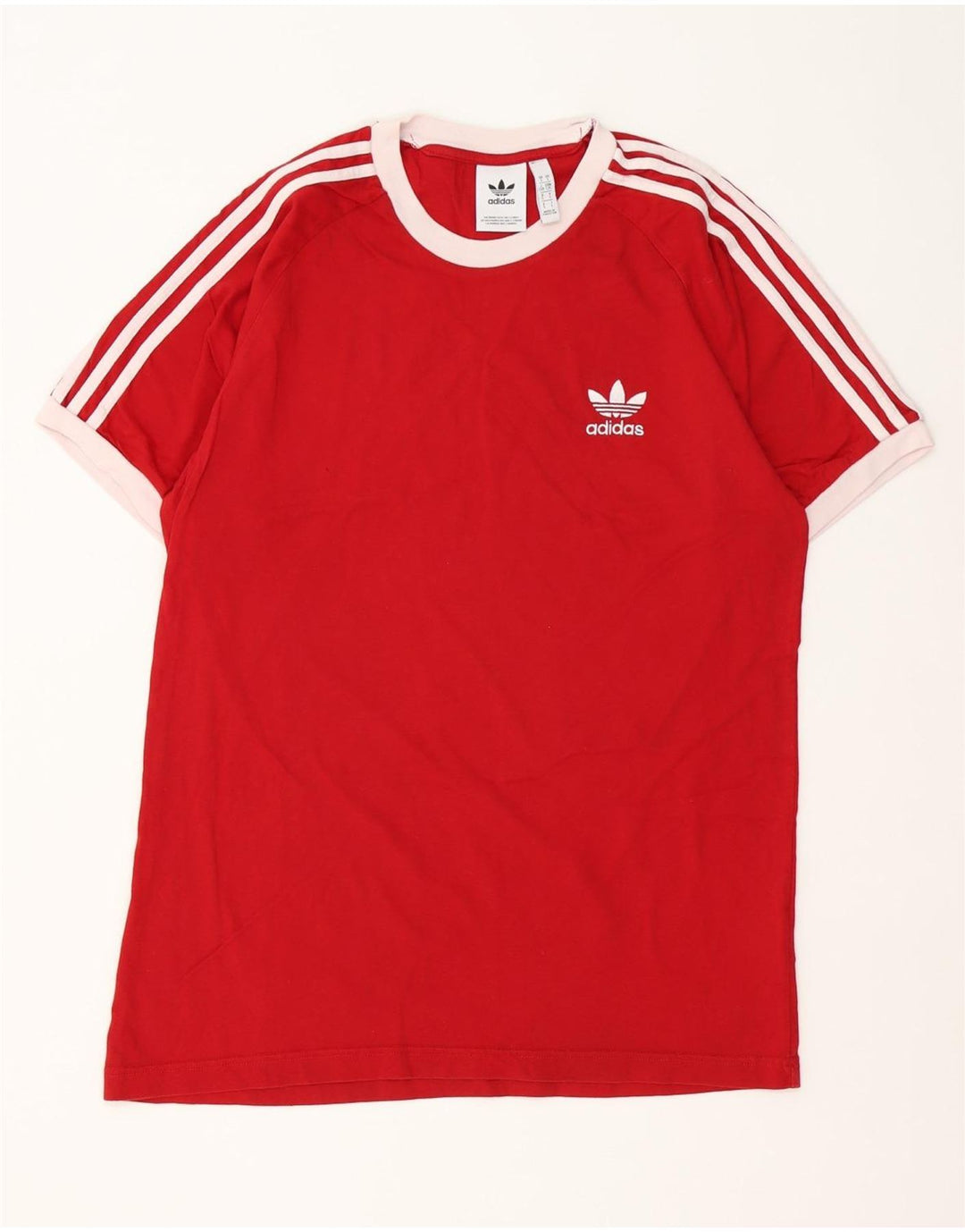 Adidas T-Shirt Homme Haut Large Rouge Coton