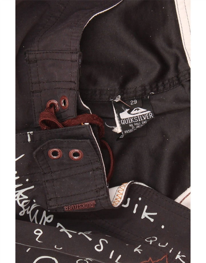 QUIKSILVER Short de Bain Graphique Homme Petit Noir Polyester