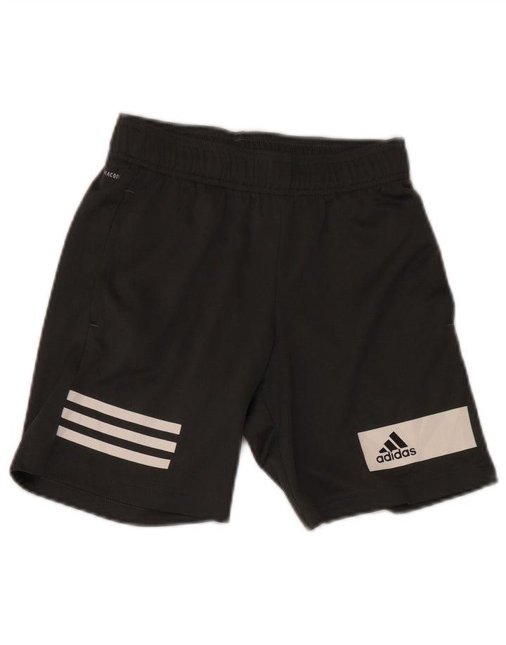 Adidas Garçons Climacool Sport Shorts 9-10 ans Gris Colorblock Polyester