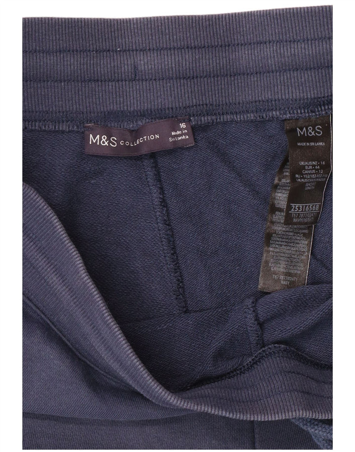 Marks & Spencer Pantalon de survêtement pour femme Joggers UK 16 Large Bleu marine