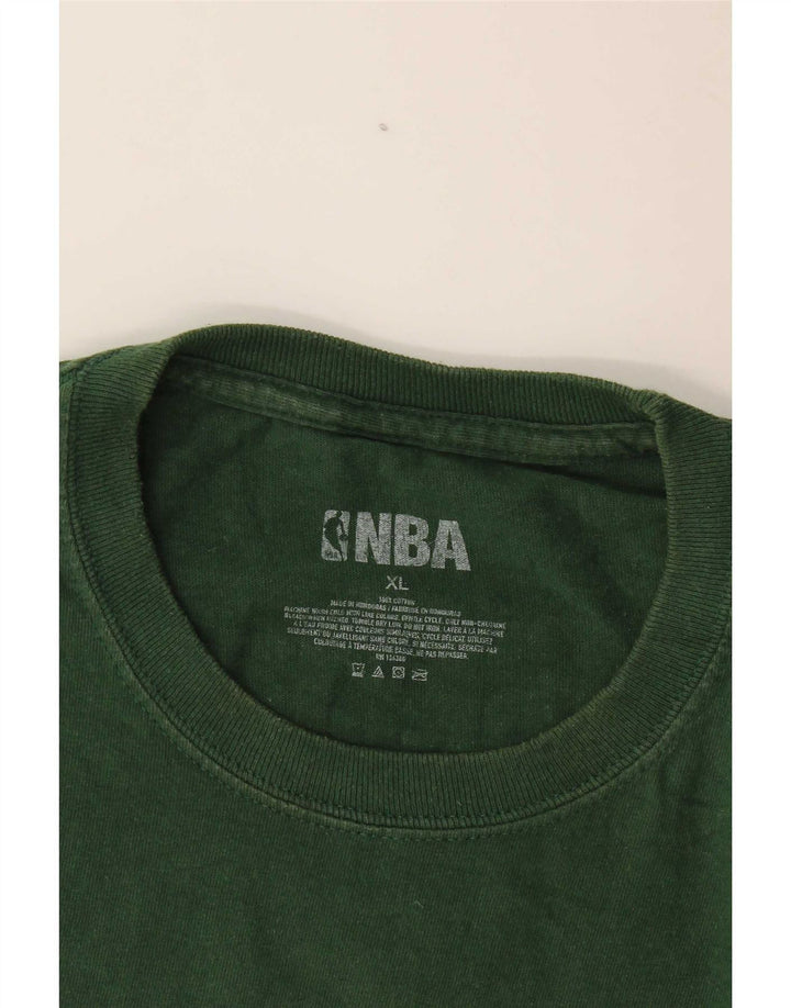 NBA T-Shirt Graphique Homme Top XL Vert Coton