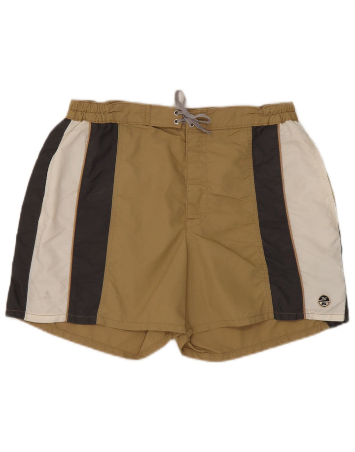 North Sails Short De Bain Homme Beige Moyen Colourblock