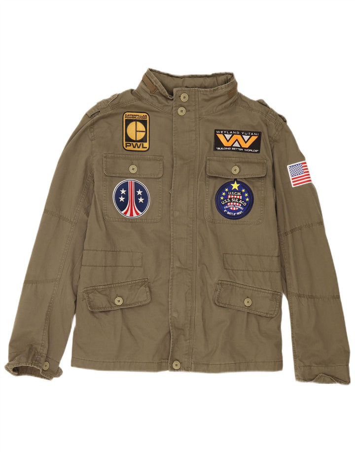 Brandit Veste militaire graphique pour homme UK 38 Coton kaki moyen